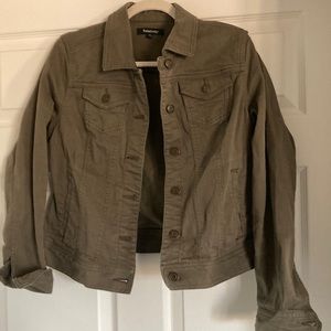 Relativity - Jean Jacket - Olive Green